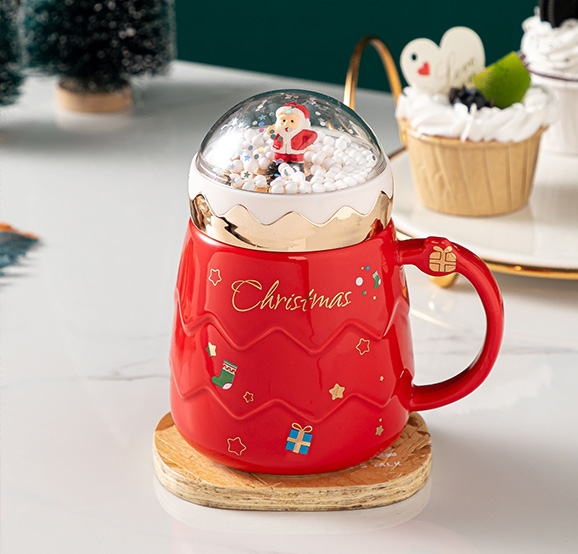 Snowball ceramic mug