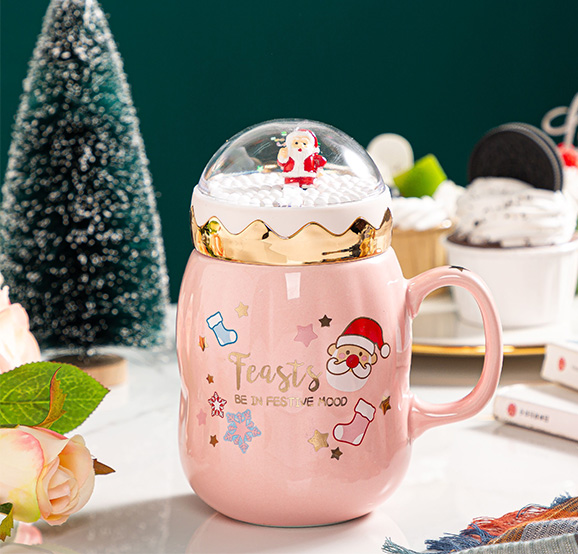 Snowball ceramic mug